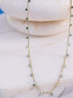 18” Rutile Quartz Rosary chain 💫